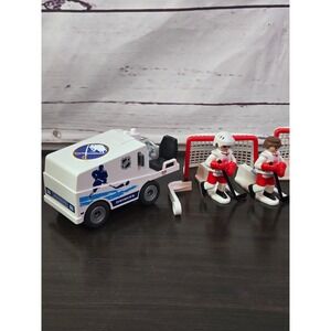 Playmobil NHL Buffalo Sabres Zamboni and Hockey Figures Set with Accessories